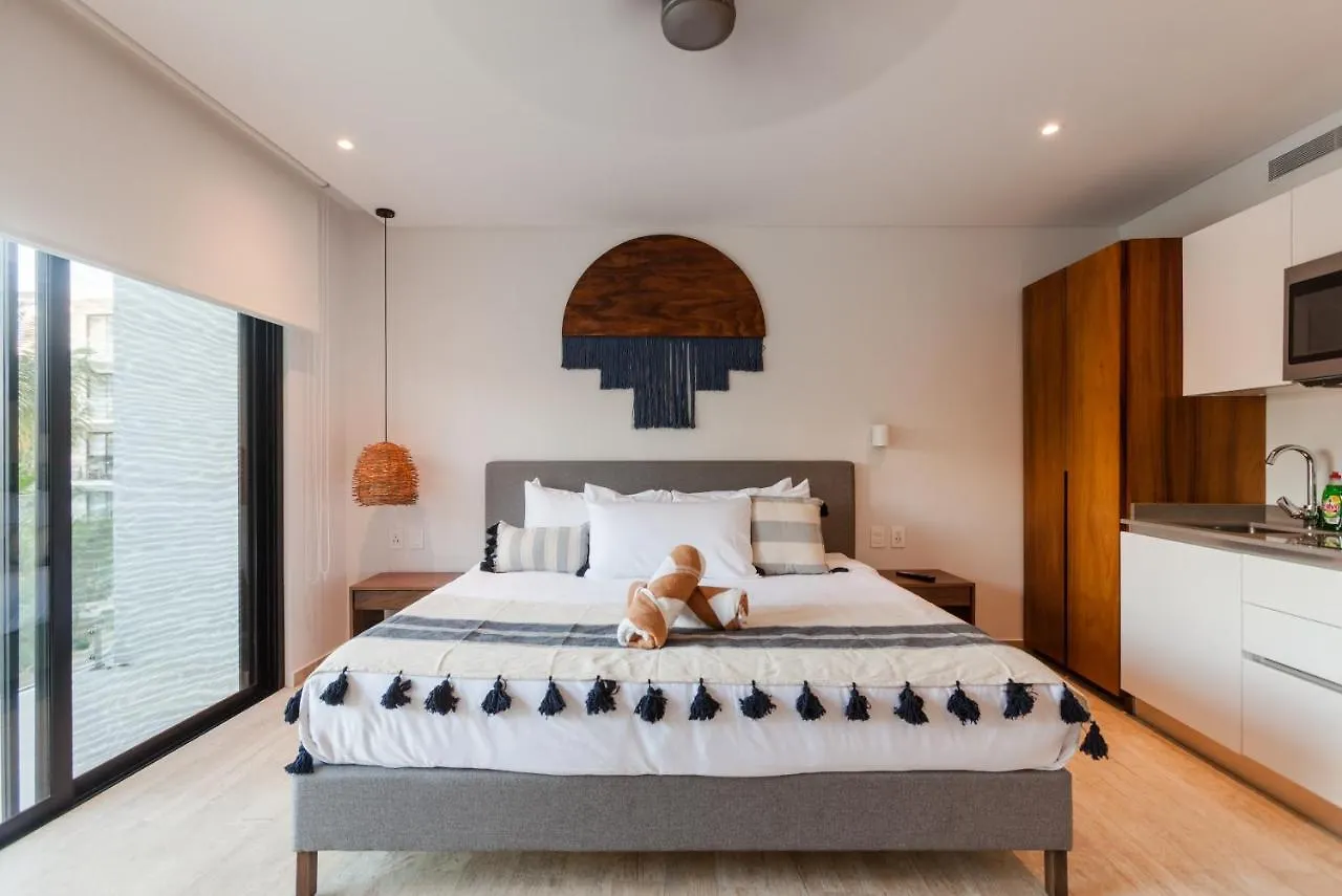 Your Place In Town With Pool, Coworking And Gym Located At Central Park Lagunas Tulum 0*,  Mexico