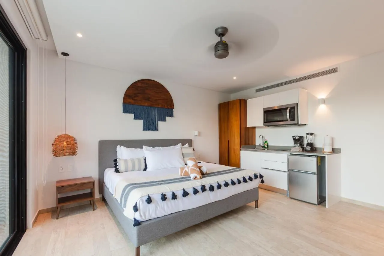 Apartment Your Place In Town With Pool, Coworking And Gym Located At Central Park Lagunas Tulum